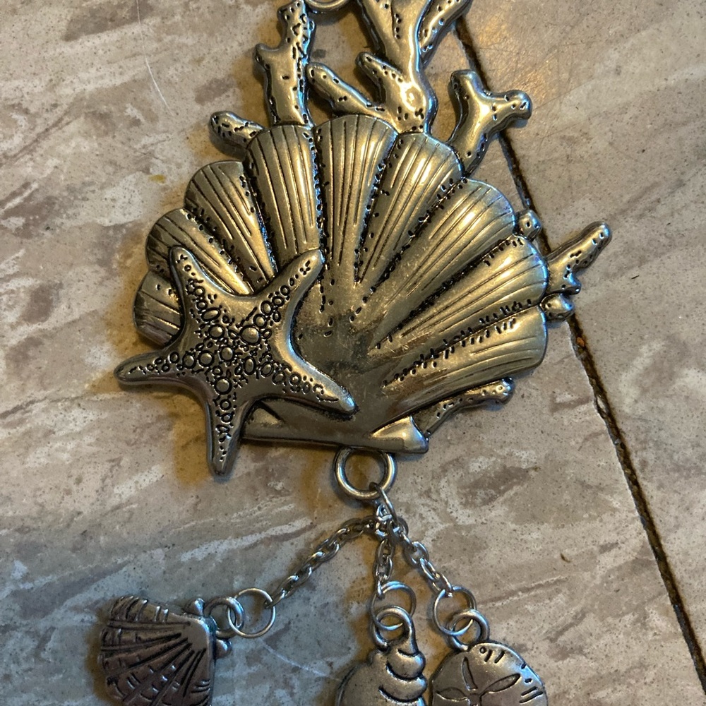 Seashell chain for purse